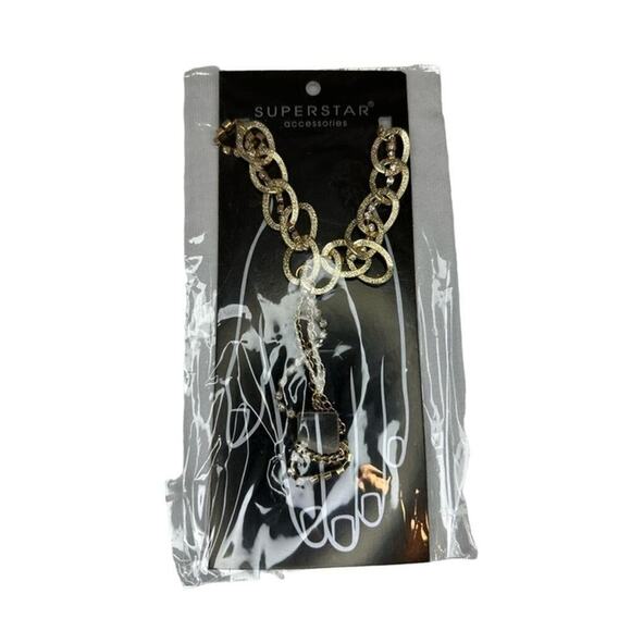 Superstar Accessories Women’s Gold One Size Hand Jewerly - Picture 1 of 6